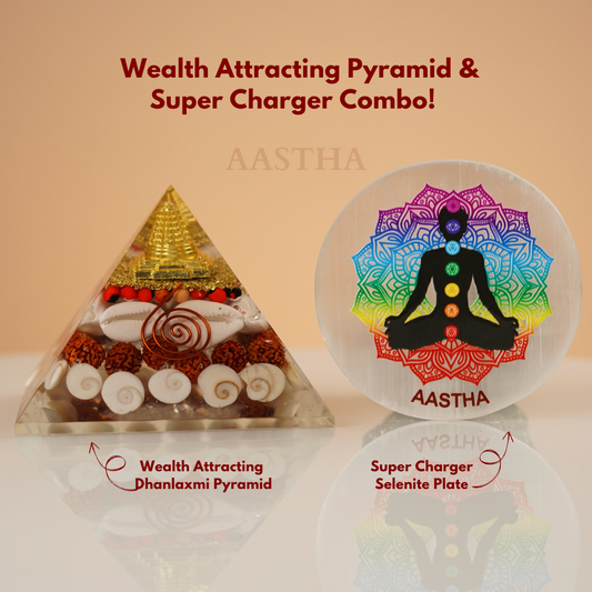 Wealth Attracting Pyramid and Super Charger Combo