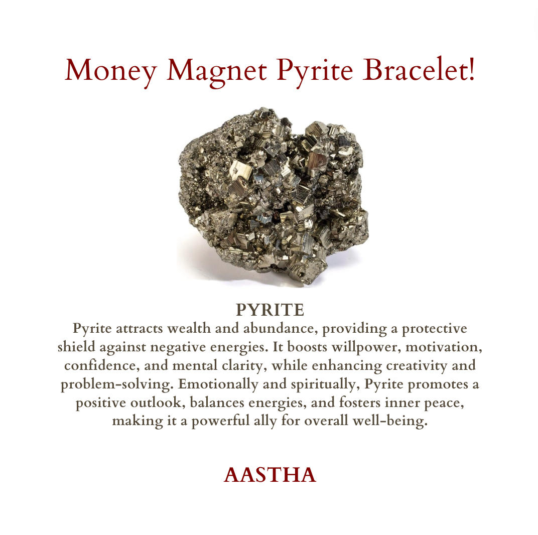 Money Magnet Pyrite Bracelet