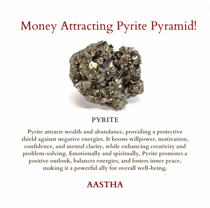 Money Magnet Pyrite Pyramid.